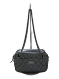 Chanel Leather Chain Silver Bag