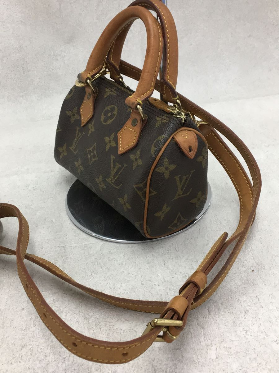 Louis Vuitton Mini Speedy Monogram Canvas Brown Shoulder Bag