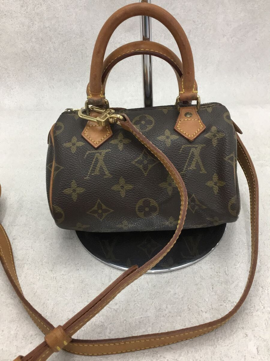 Louis Vuitton Mini Speedy Monogram Canvas Brown Shoulder Bag
