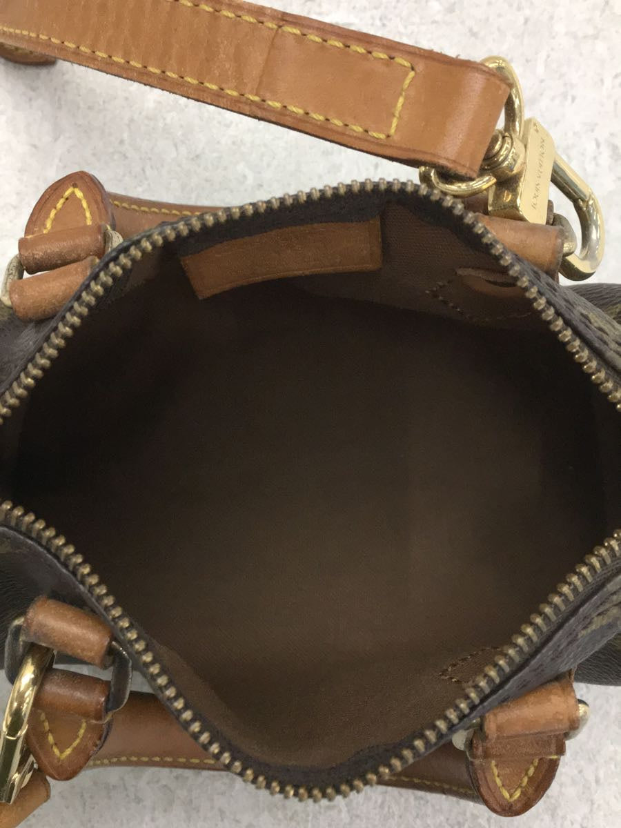 Louis Vuitton Mini Speedy Monogram Canvas Brown Shoulder Bag