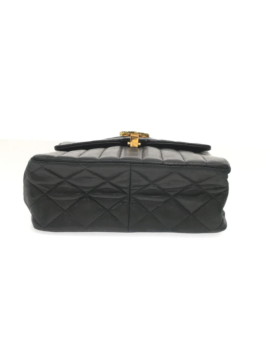 Chanel Mademoiselle Stripe Leather Handbag