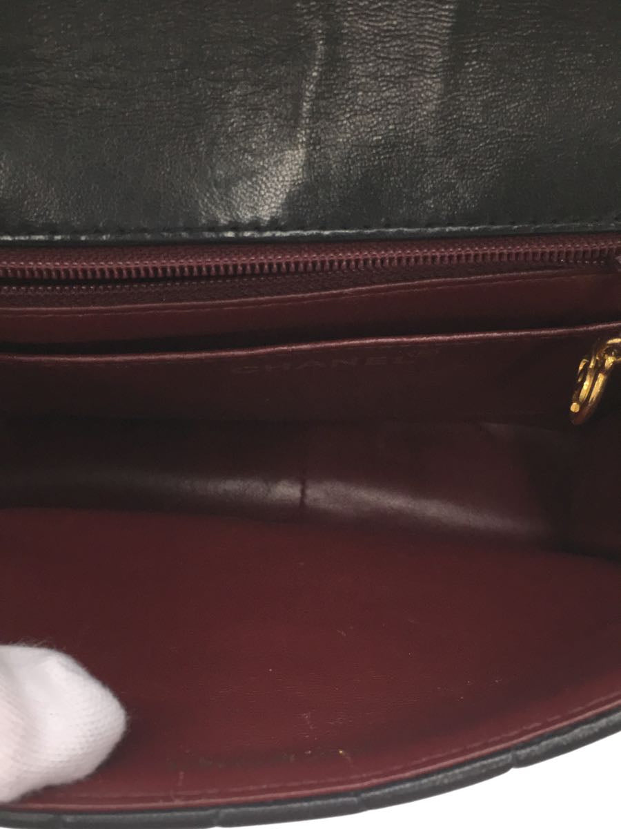 Chanel Mademoiselle Stripe Leather Handbag