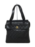 Chanel Matelasse Cocomark Leather Handbag