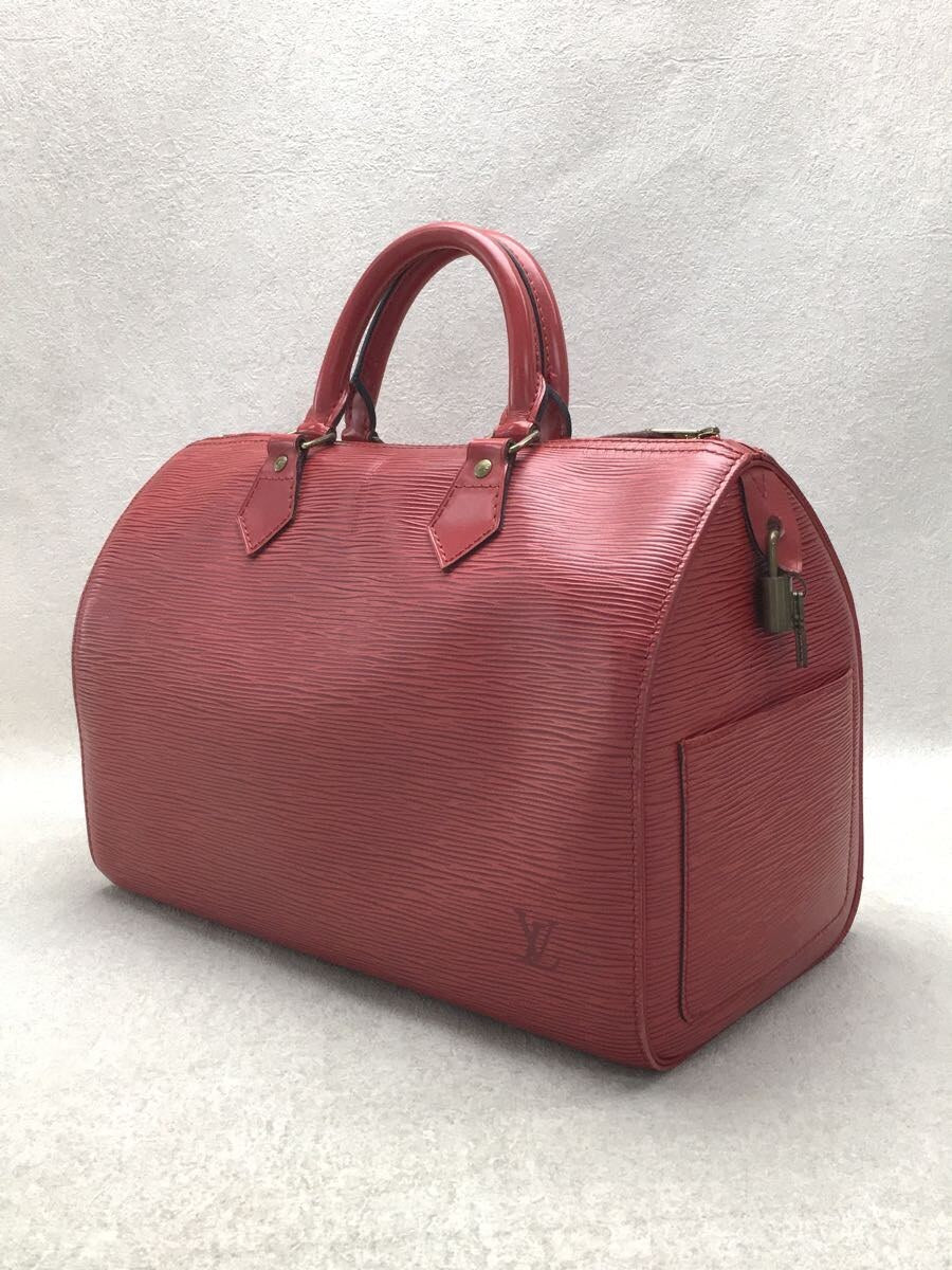 Louis Vuitton Speedy 25 Epi Red Leather Handbag
