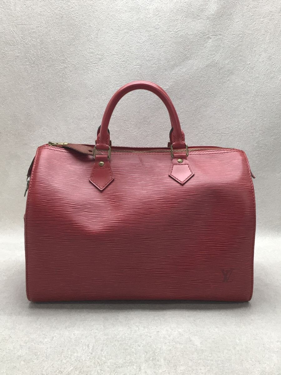 Louis Vuitton Speedy 25 Epi Red Leather Handbag