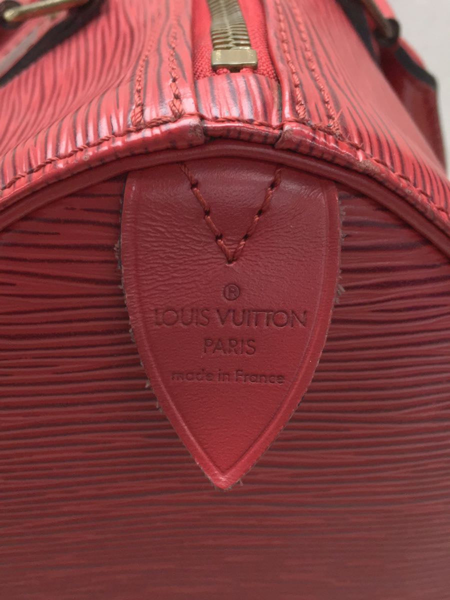 Louis Vuitton Speedy 25 Epi Red Leather Handbag