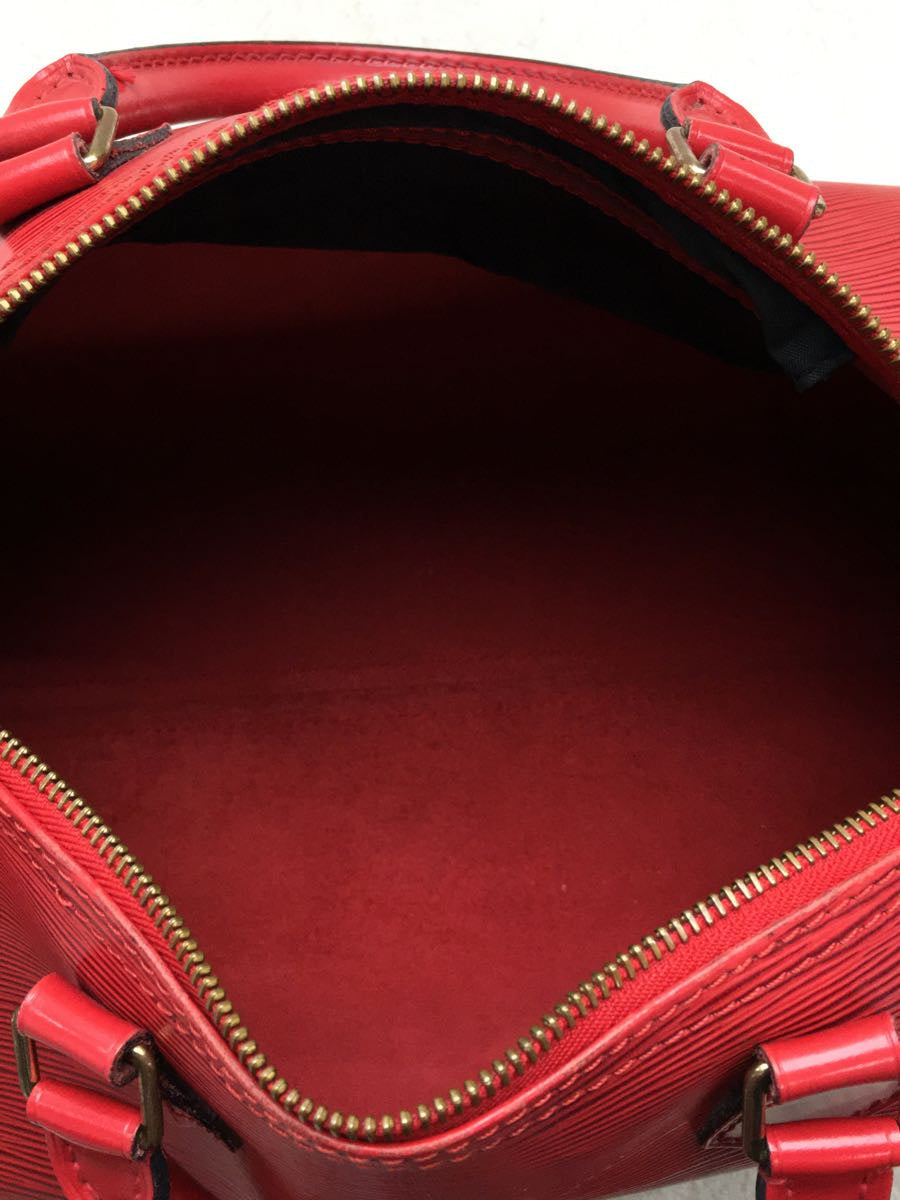 Louis Vuitton Speedy 25 Epi Red Leather Handbag