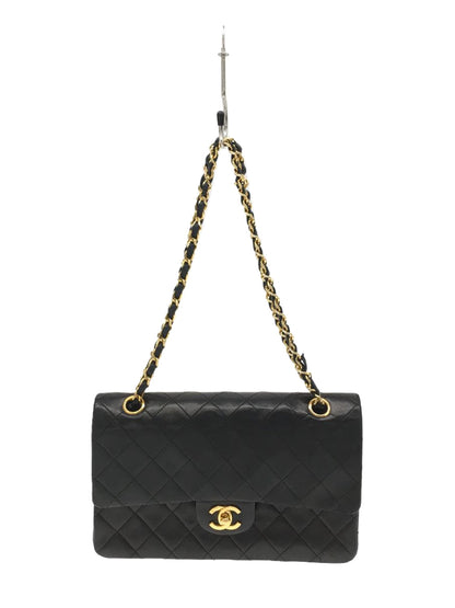 Chanel Chain Shoulder Bag Lambskin Black