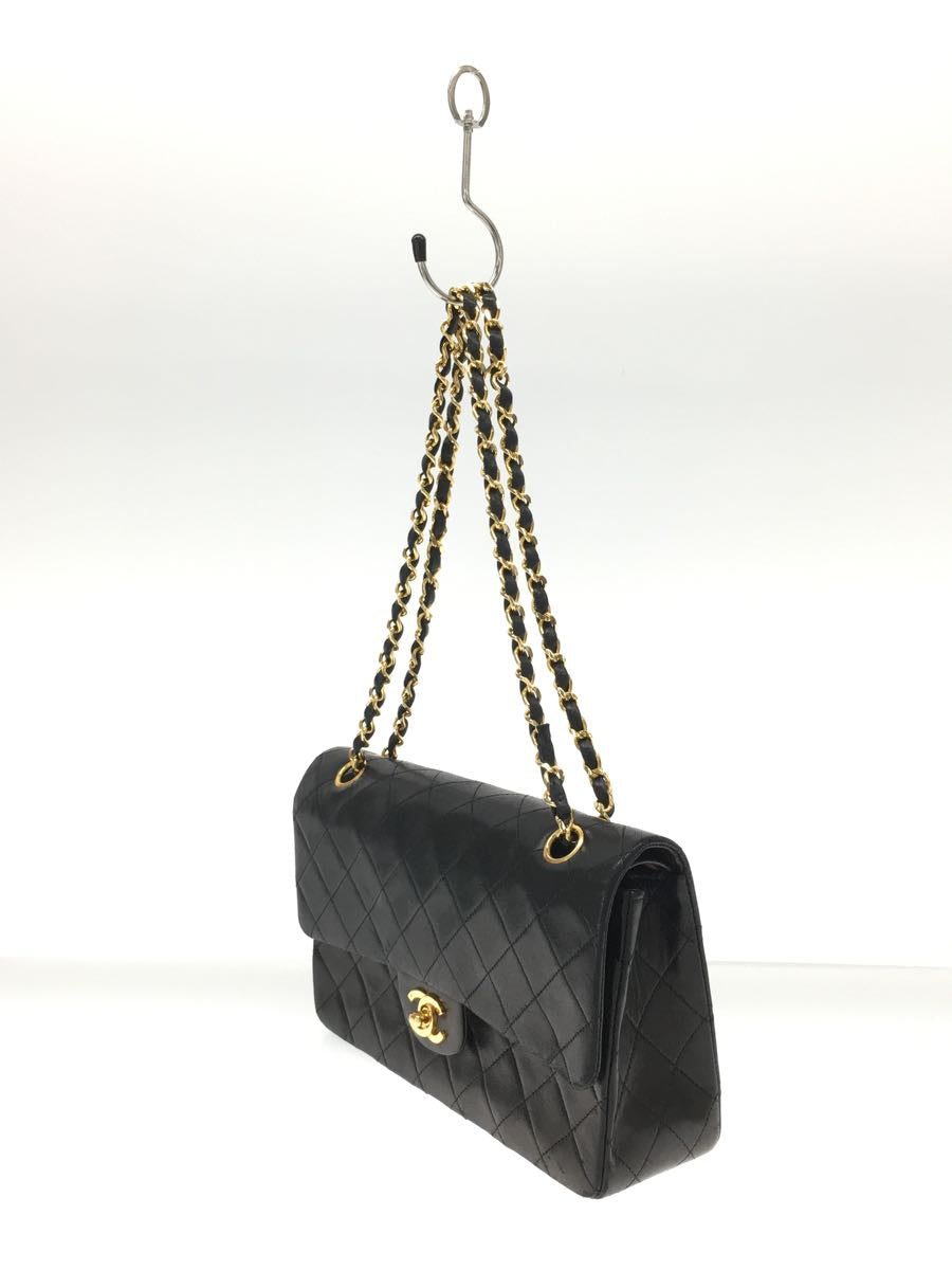 Chanel Chain Shoulder Bag Lambskin Black
