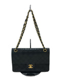 Chanel Leather Plain Matelasse Shoulder Bag