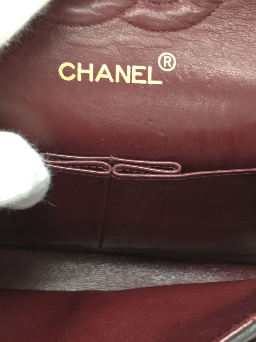 Chanel Matelasse Lambskin Sheepskin Chain Shoulder Bag Black