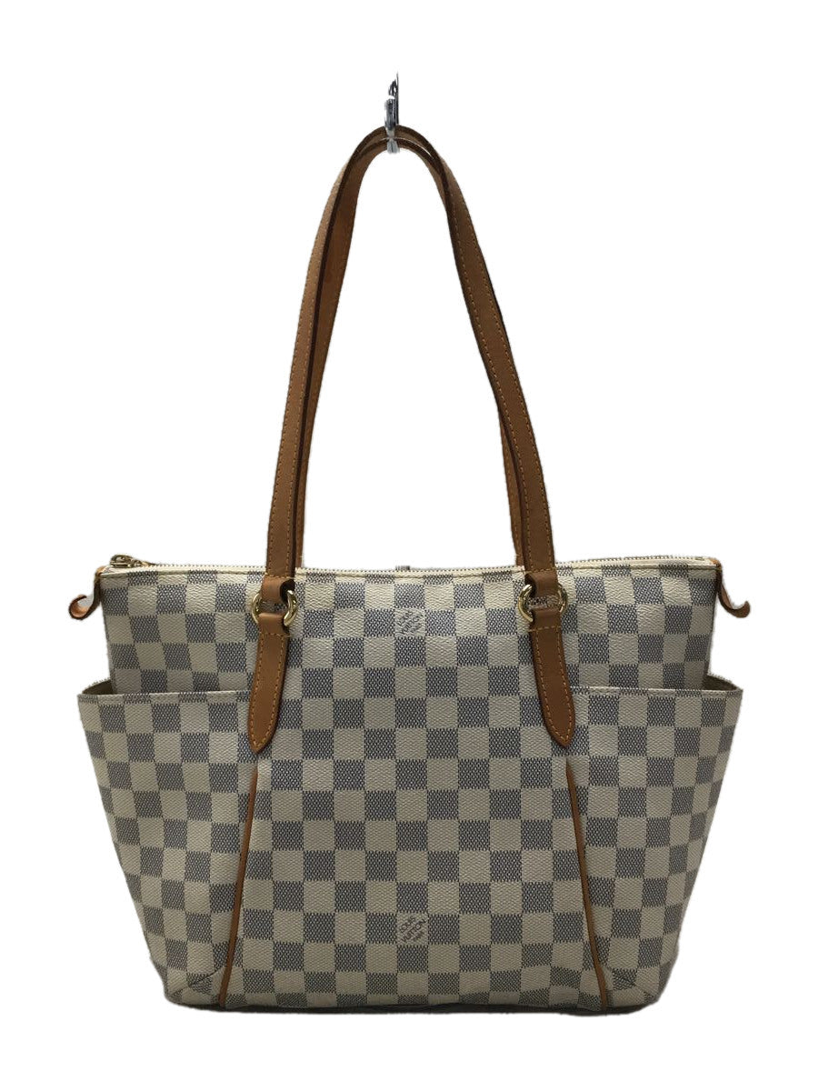 Louis Vuitton Totally MM Damier Azur White Shoulder Bag
