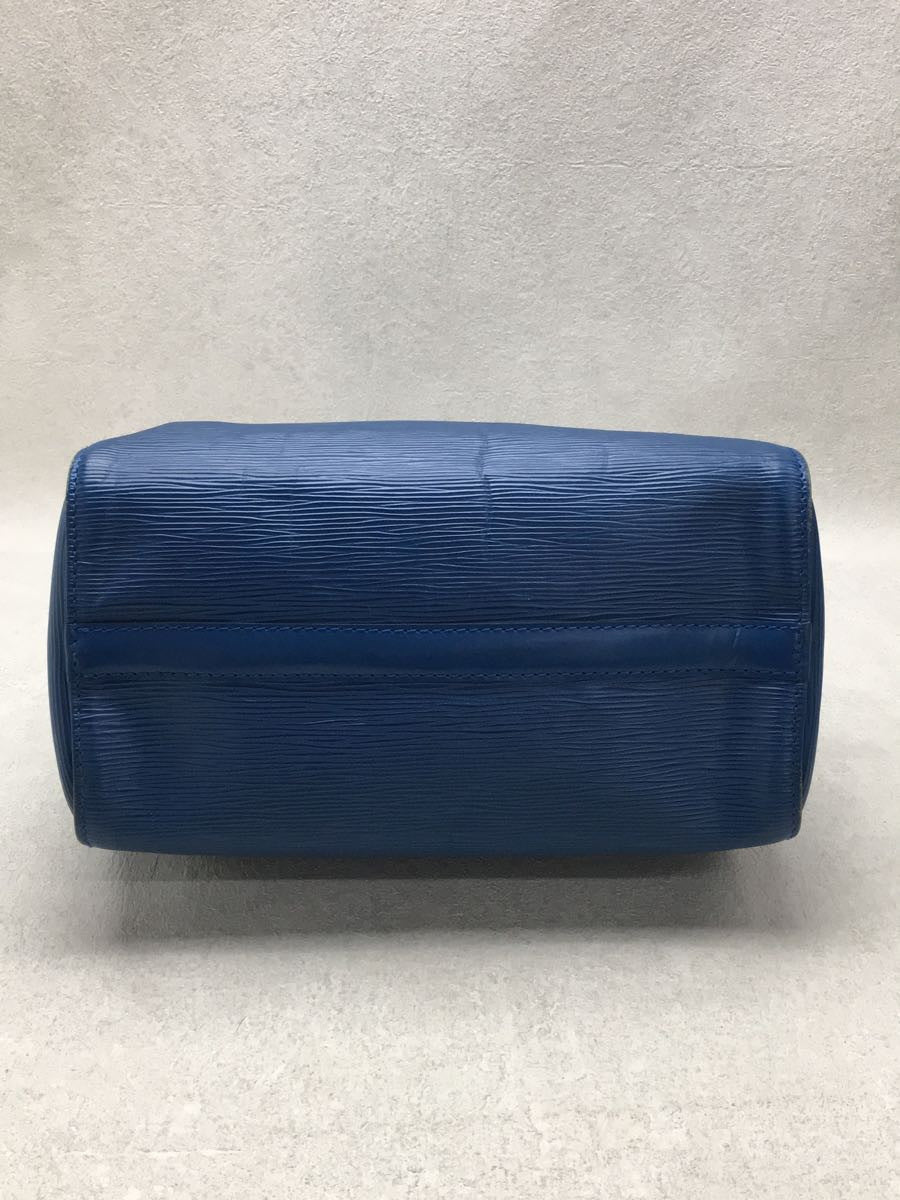 Louis Vuitton Speedy 25 Epi Blue Leather Handbag