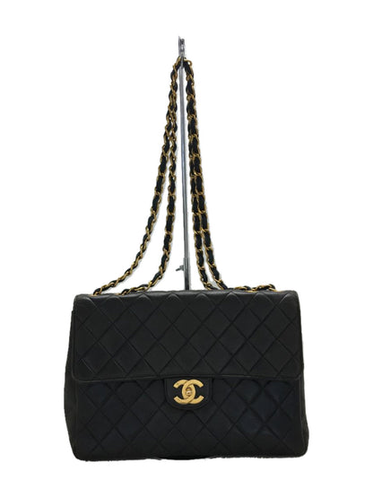 Chanel Matelasse Leather Double Chain Shoulder Bag