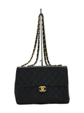 Chanel Matelasse Leather Double Chain Shoulder Bag