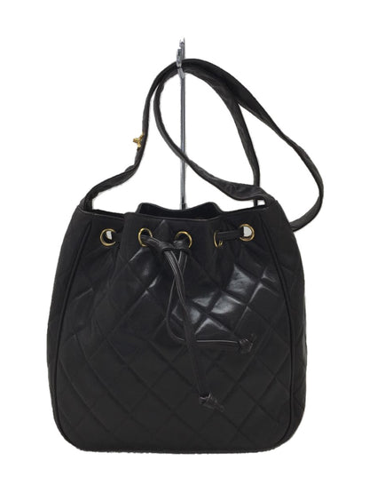 Chanel Drawstring Leather Shoulder Bag