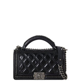 Chanel Boy Old Medium Top Handle Paris-Rome
