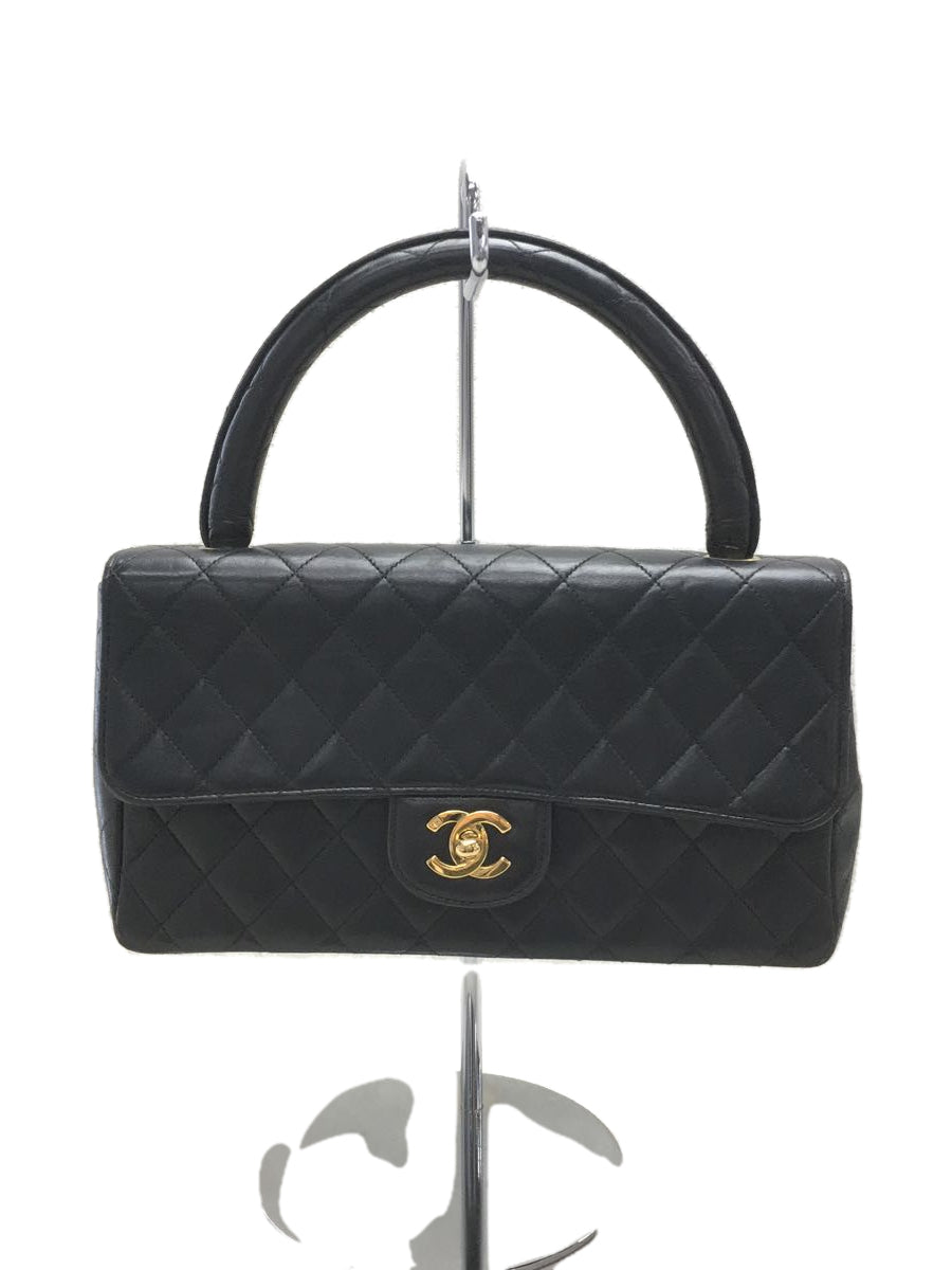 Chanel Caviar Leather Handbag Black