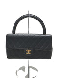 Chanel Caviar Leather Handbag Black