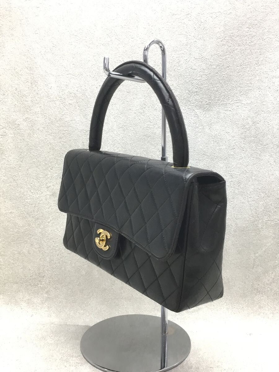 Chanel Caviar Leather Handbag Black