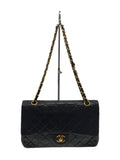 Chanel Matelasse Leather Double Flap Chain Shoulder Bag