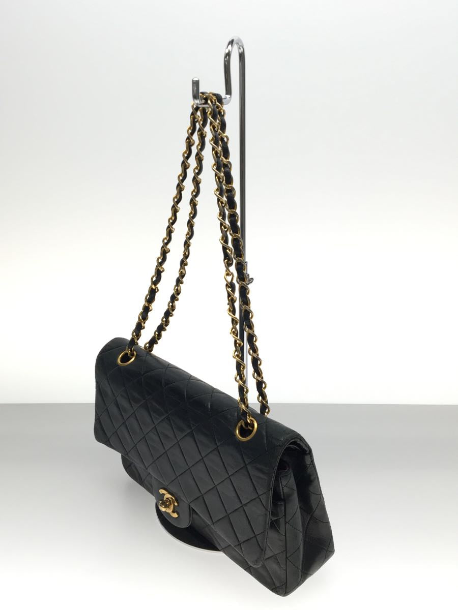 Chanel Matelasse Leather Double Flap Chain Shoulder Bag