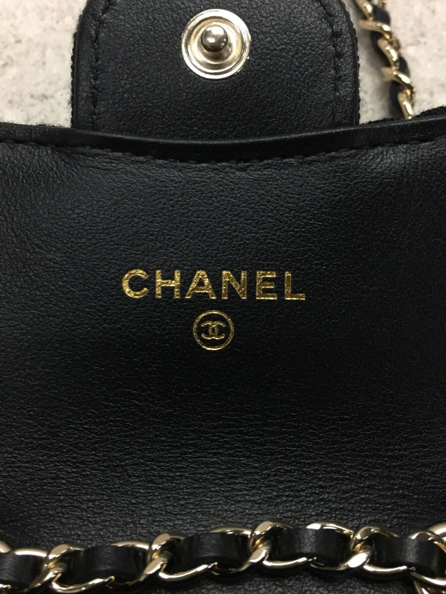 Chanel Matelasse Canvas Chain Shoulder Bag Black