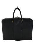 Louis Vuitton Porte Document Voyage Black Leather Handbag
