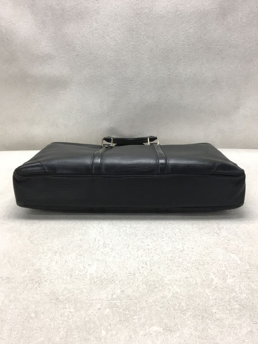 Louis Vuitton Porte Document Voyage Black Leather Handbag