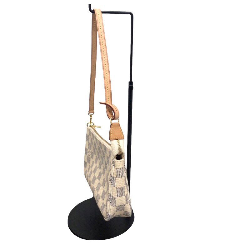 Louis Vuitton Pochette Accessoires Damier Azur Canvas  Shoulder Bag