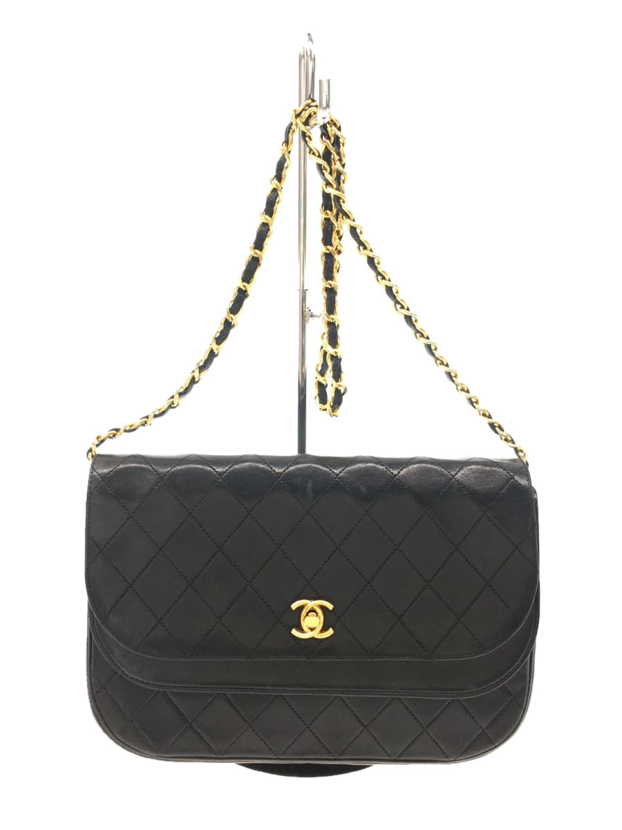 Chanel Double Flap Matelasse Leather Shoulder Bag