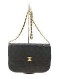 Chanel Double Flap Matelasse Leather Shoulder Bag