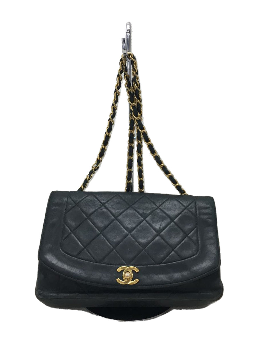 Chanel Diana Lambskin Leather Chain Shoulder Bag