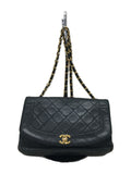 Chanel Diana Lambskin Leather Chain Shoulder Bag
