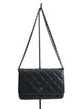 Chanel Mini Leather Matelasse Chain Shoulder Bag