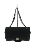 Chanel Nylon Plain Shoulder Bag