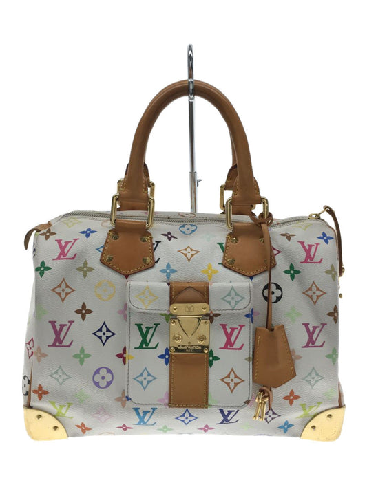 Louis Vuitton Speedy Monogram Multicolor White Handbag