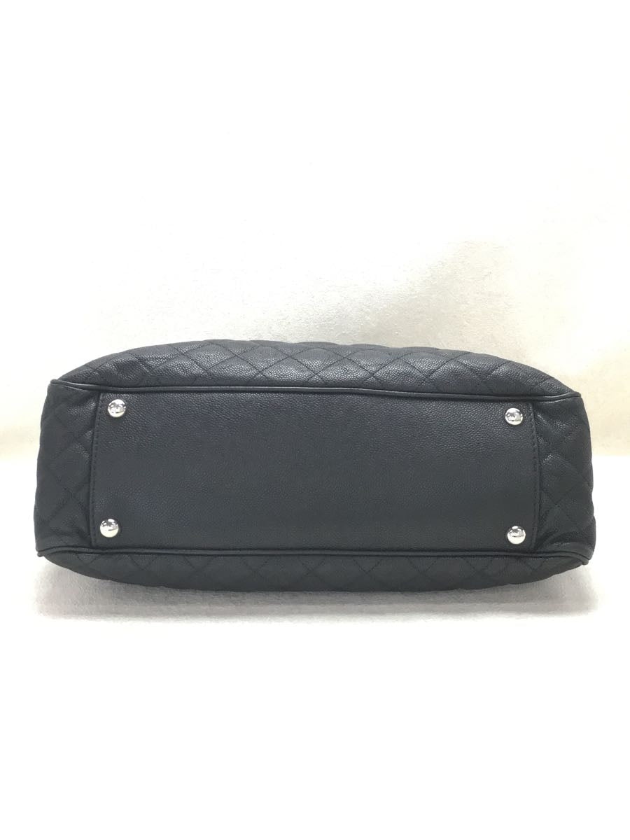 Chanel Leather Caviar Skin Matelasse Tote Bag