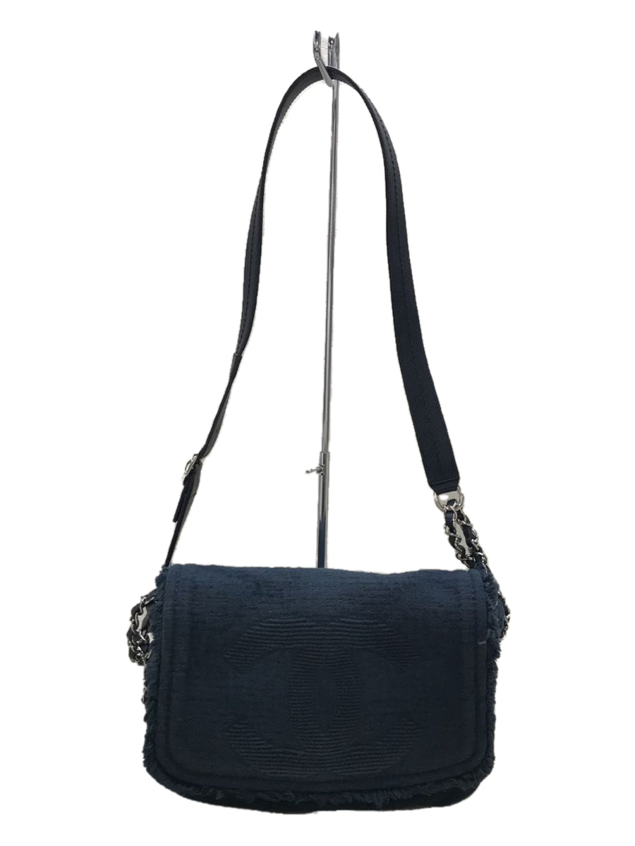 Chanel Canvas Plain Cocomark Chain Shoulder Bag