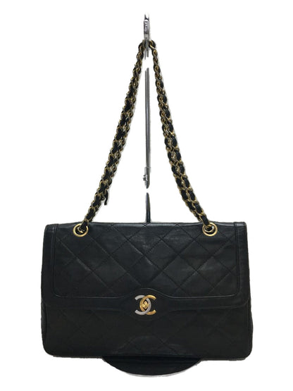 Chanel Double Flap Matelasse Leather Chain Shoulder Bag