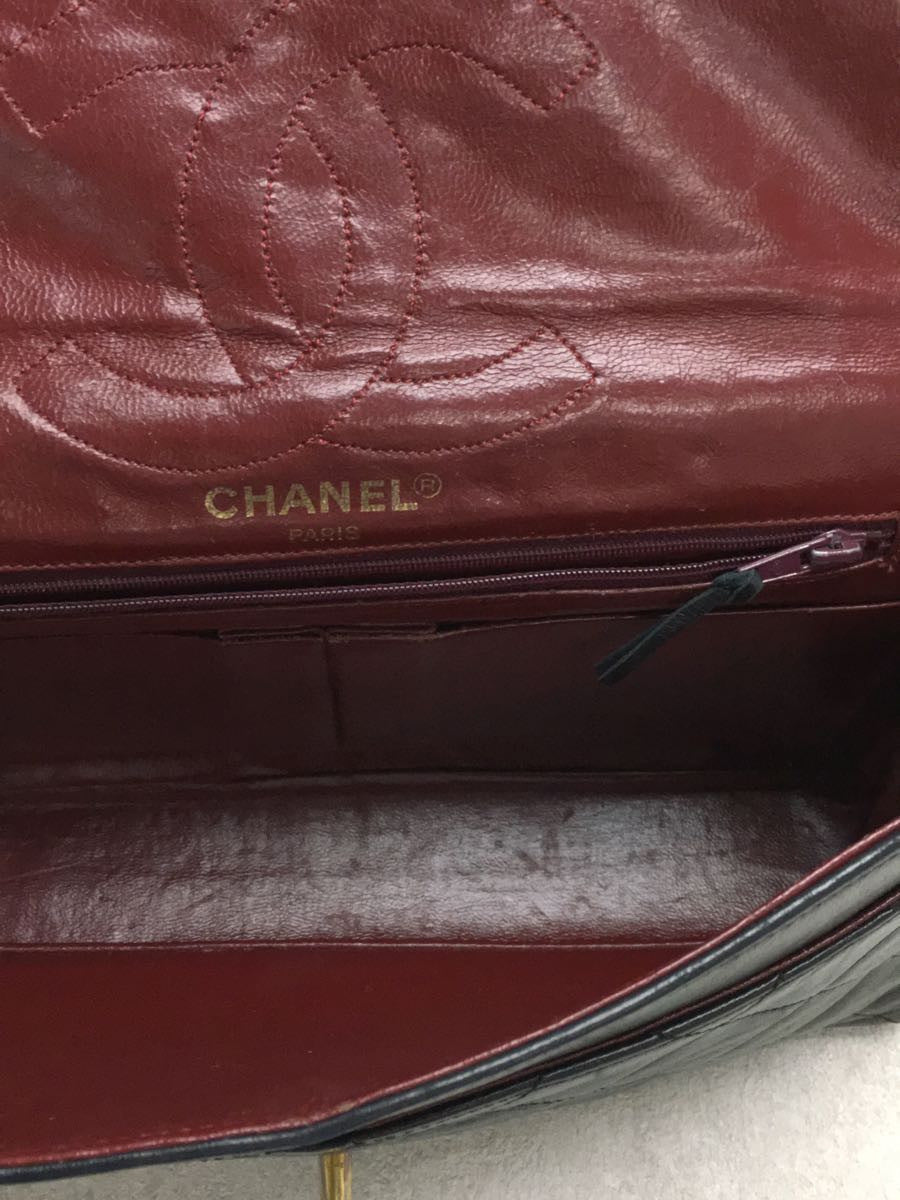 Chanel Double Flap Matelasse Leather Chain Shoulder Bag