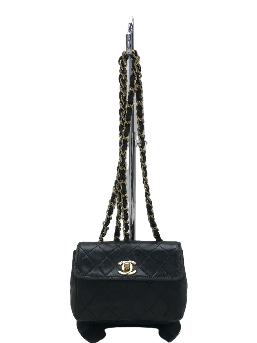 Chanel Matelasse Chain Shoulder Bag Black