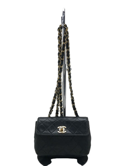 Chanel Matelasse Chain Shoulder Bag Black
