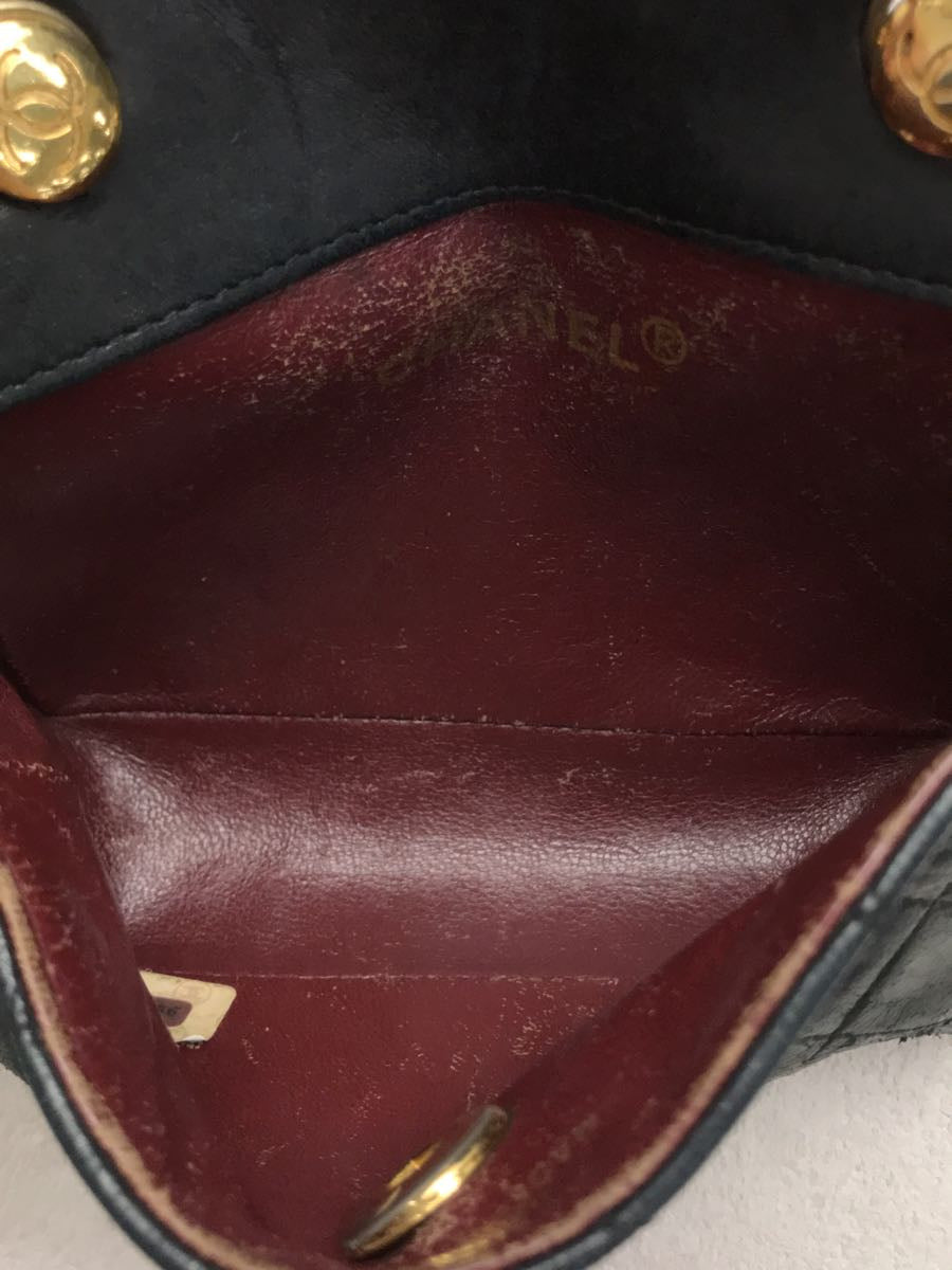 Chanel Matelasse Chain Shoulder Bag Black