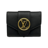 Louis Vuitton Portefeuil LV Pont Neuf Compact Taurillon Clemence Ladies Trifold Wallet