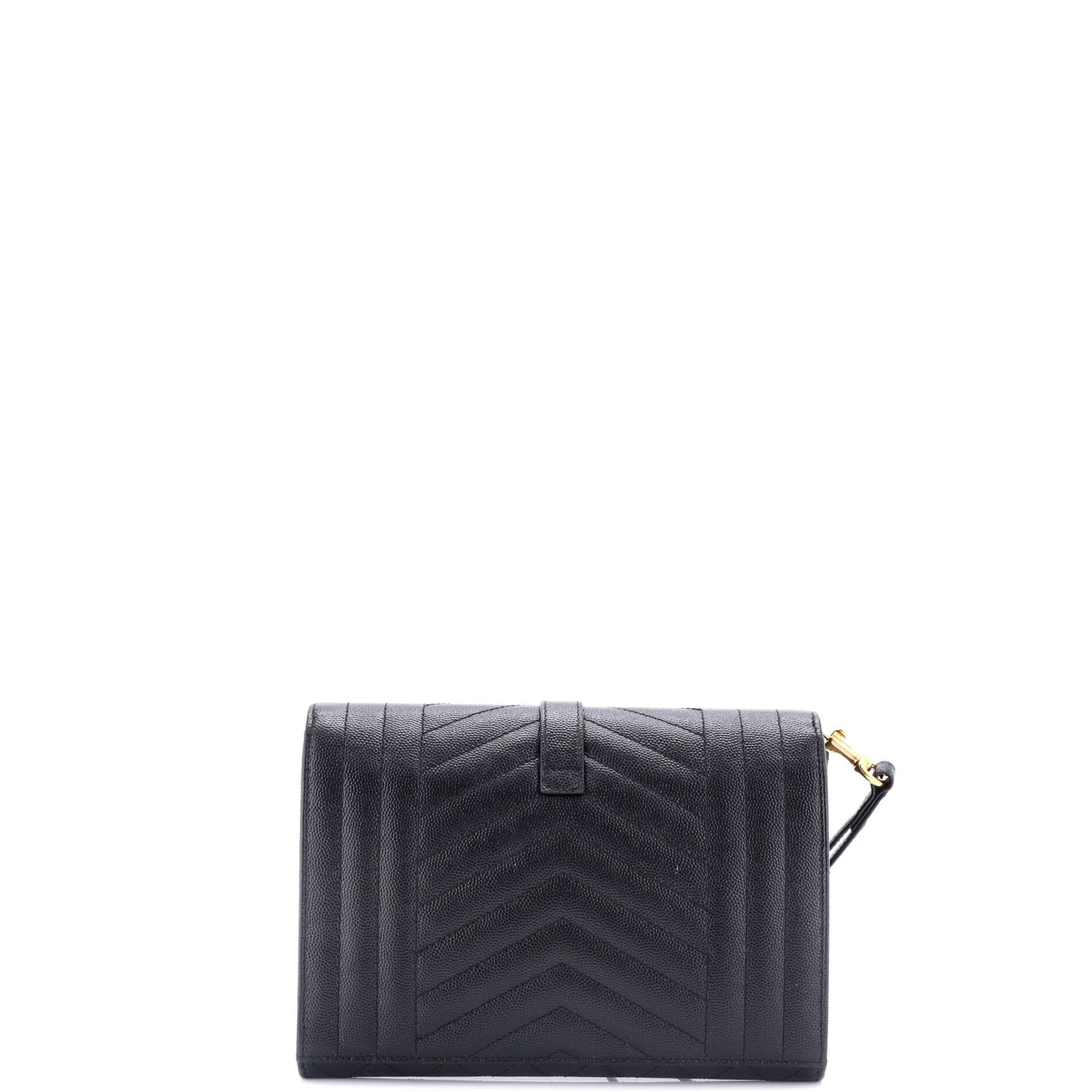 Classic Monogram Envelope Wristlet Clutch Mixed Matelasse Leather