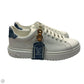 Shoes Luxury Designer By Louis Vuitton In White Denim, Size: 9