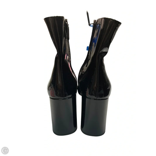 Boots Luxury Designer By Prada In Black, Size: 8