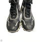 Shoes Luxury Designer By Louis Vuitton In Black & Grey, Size: 7