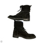 Boots Luxury Designer By Chanel In Black, Size: 11